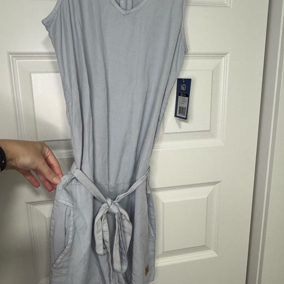 Tentree Langford Light Blue Romper - Picture 2 of 3